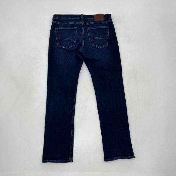 Hollister Epic Flex Straight Leg Jeans Mens 34x32 Blue Denim Mid Rise Slim Fit - Picture 13 of 14
